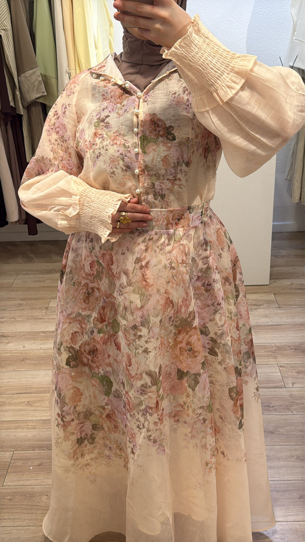 ROSALIE SET | Ensemble jupe fleuri
