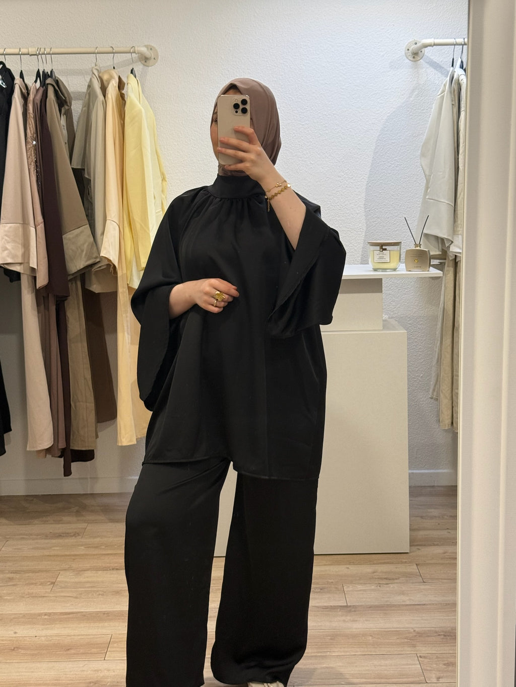 CARMEN SET | Satiniertes Hosen-Set