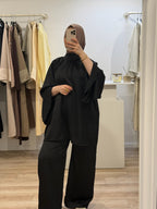 CARMEN SET | Satiniertes Hosen-Set