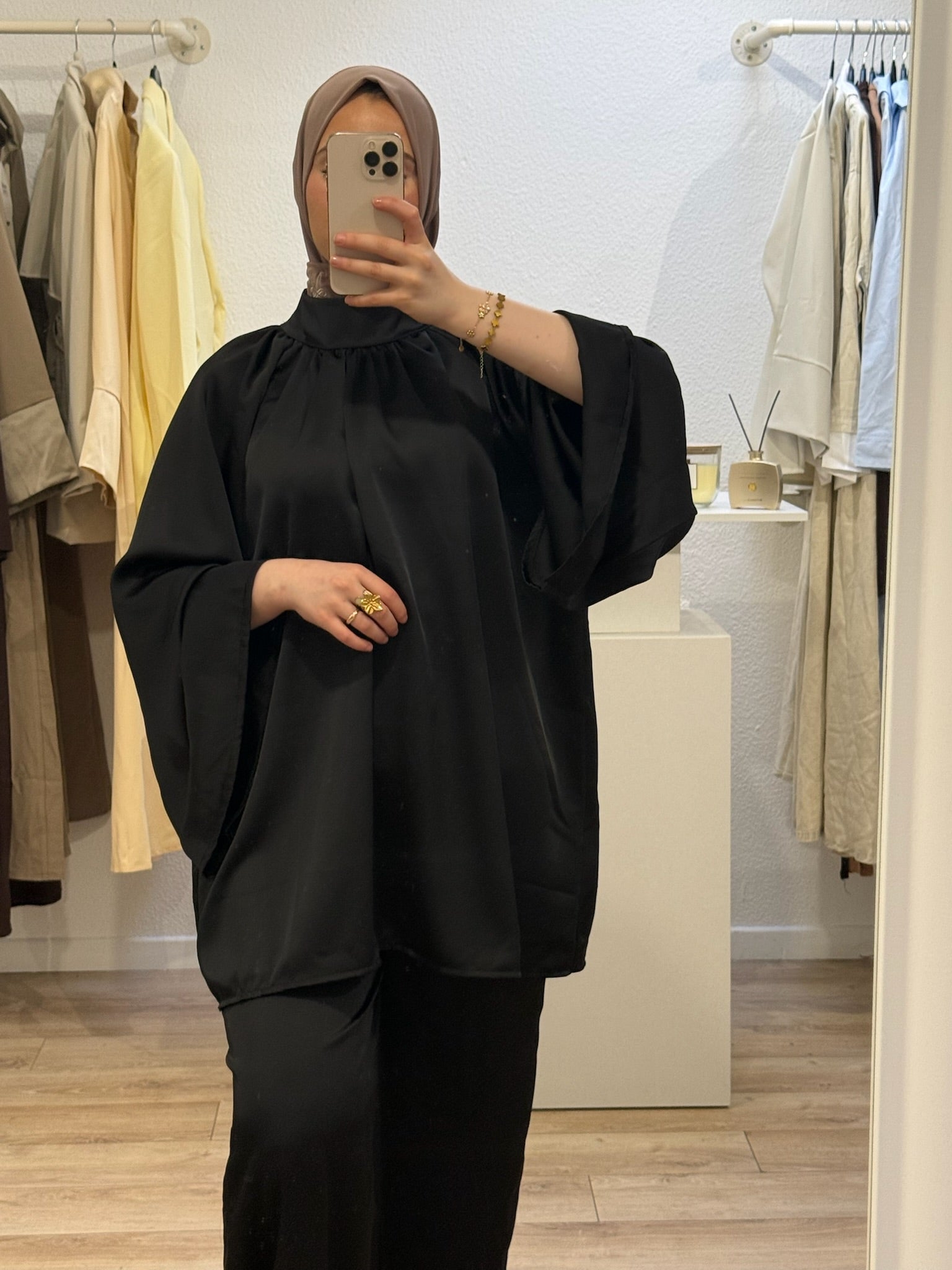 CARMEN SET | Ensemble pantalon satiné