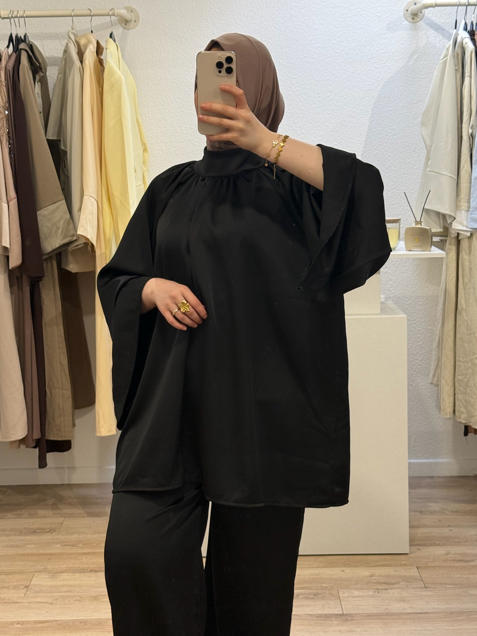 CARMEN SET | Ensemble pantalon satiné