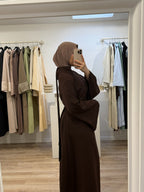 ALMA DRESS | Robe cintré avec col foulard