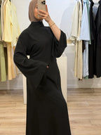 ALMA DRESS | Robe cintré avec col foulard