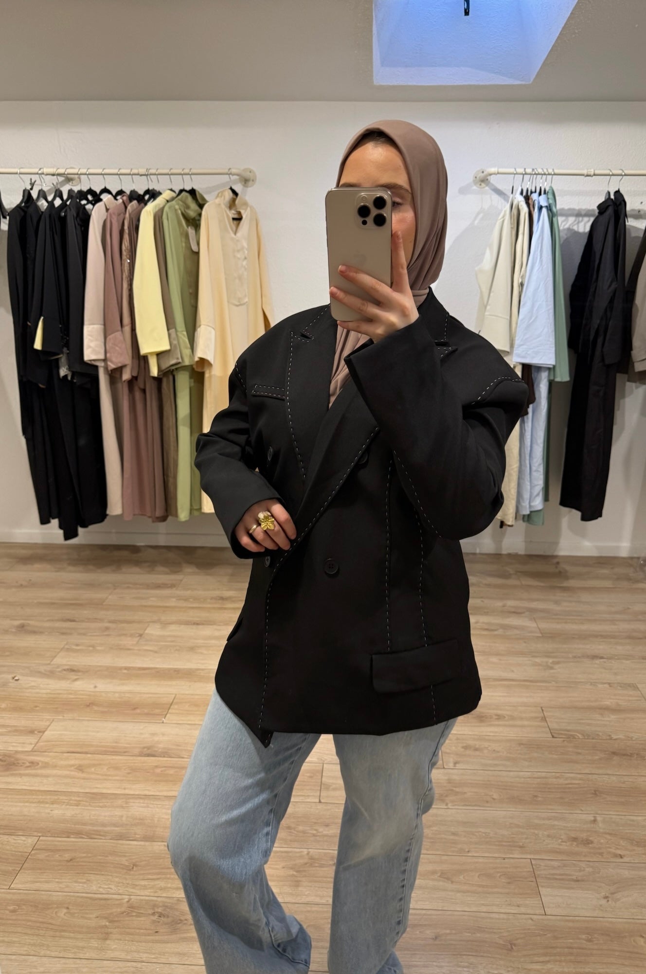 ALAIA BLAZER | Blazer avec coutures surpiquées